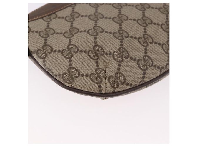 Borsa a tracolla GUCCI GG Supreme PVC Beige Oro 904 02 020 Auth 184463 D'oro - vista 16