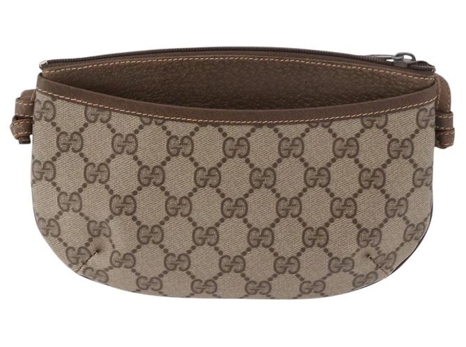 Borsa a tracolla GUCCI GG Supreme PVC Beige Oro 904 02 020 Auth 184463 D'oro - vista 2
