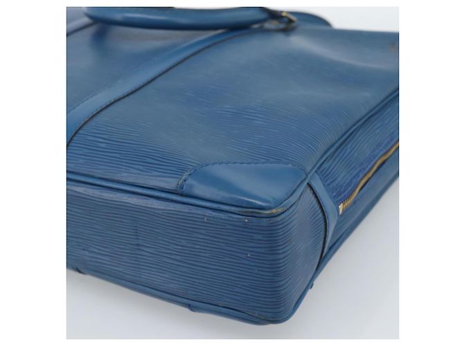 LOUIS VUITTON Epi Porte Documents Voyage Bag Blue M54475 LV Auth 184139 - vista 15