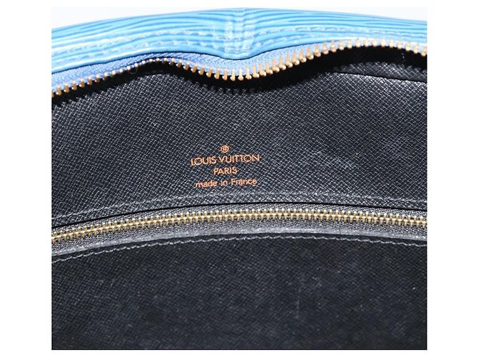 LOUIS VUITTON Epi Porte Documents Voyage Bag Blue M54475 LV Auth 184139 - vista 18