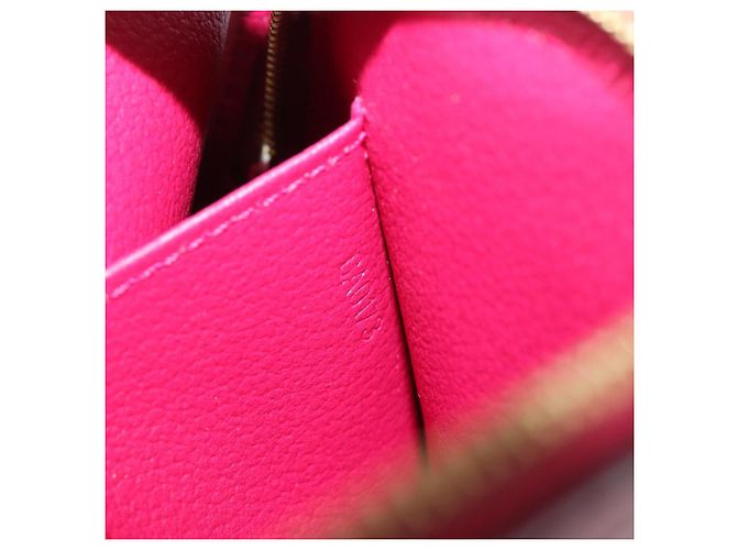 LOUIS VUITTON Vernis Pochette Cosmetic Pouch Rose Indian M90009 Auth gh2086 - vista 12