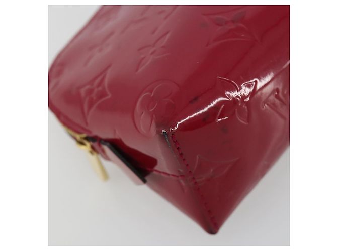 LOUIS VUITTON Vernis Pochette Cosmetic Pouch Rose Indian M90009 Auth gh2086 - vista 15