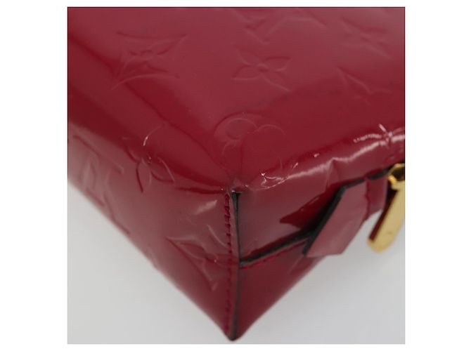 LOUIS VUITTON Vernis Pochette Cosmetic Pouch Rose Indian M90009 Auth gh2086 - vista 16