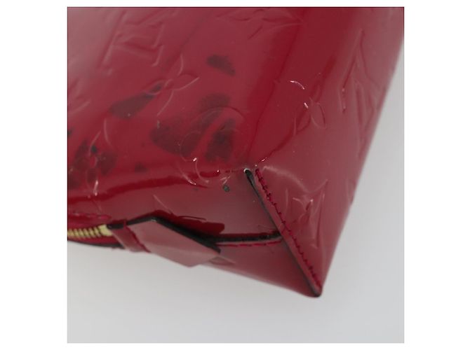 LOUIS VUITTON Vernis Pochette Cosmetic Pouch Rose Indian M90009 Auth gh2086 - vista 17