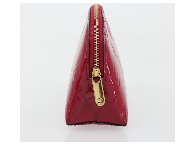 LOUIS VUITTON Vernis Pochette Cosmetic Pouch Rose Indian M90009 Auth gh2086 - vista 4