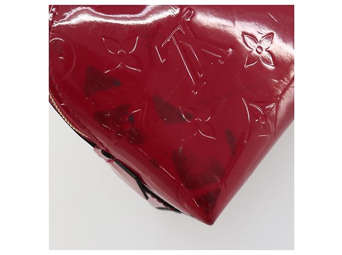 LOUIS VUITTON Vernis Pochette Cosmetic Pouch Rose Indian M90009 Auth gh2086 - vista 7