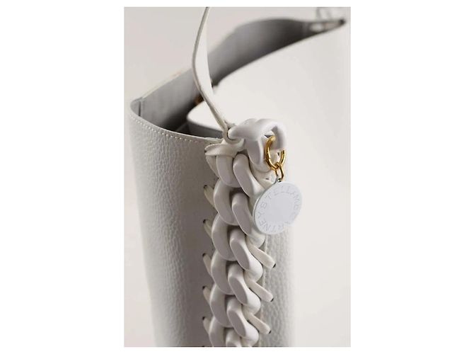 Stella Mc Cartney Borsa shopper bianca Bianco - vista 5