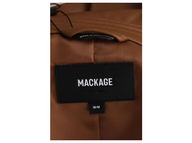 Mackage Cappotto camel Cammello - vista 5
