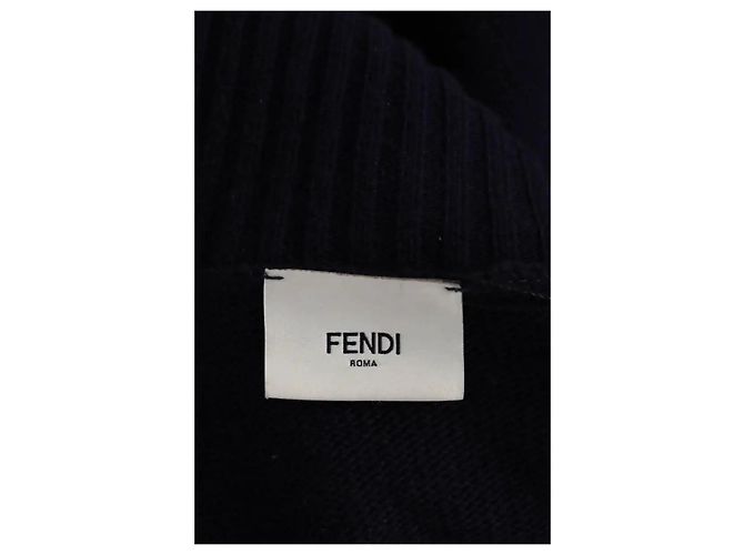 Fendi Capa azul marino - vista 5