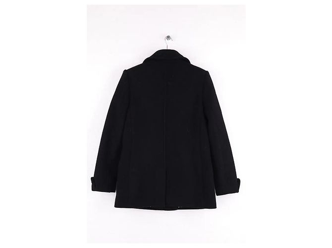 Autre Marque Abrigo peacoat negro - vista 3