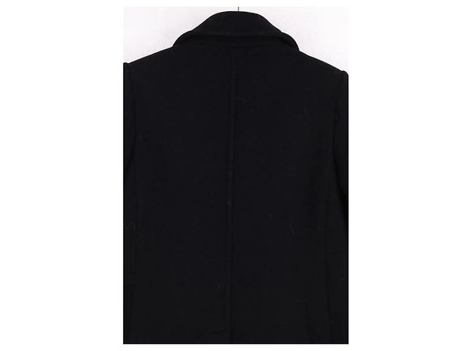 Autre Marque Abrigo peacoat negro - vista 4