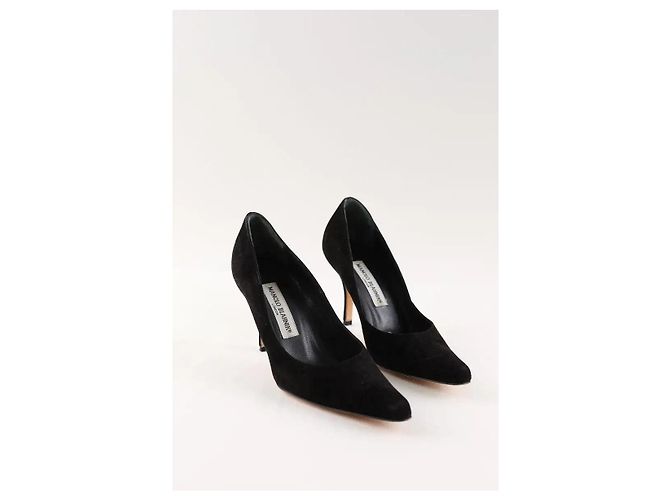 Manolo Blahnik Tacchi neri Nero - vista 3
