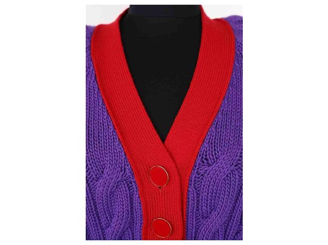 Autre Marque Cárdigan violeta Púrpura - vista 2