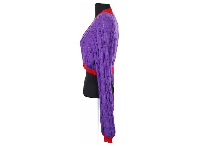 Autre Marque Cárdigan violeta Púrpura - vista 3