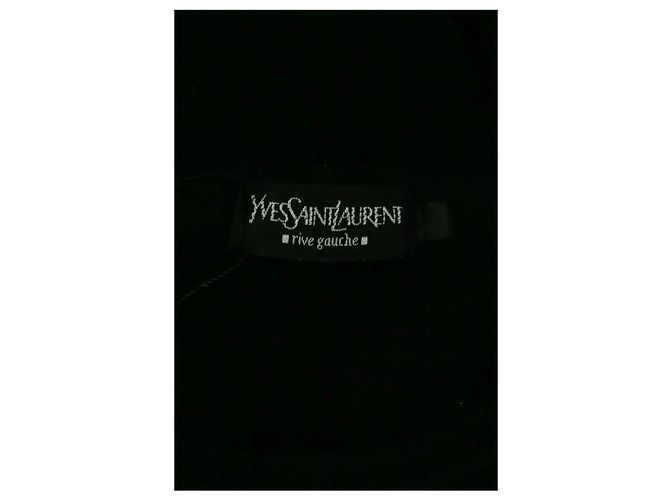 Yves Saint Laurent Camiseta negra Negro - vista 5