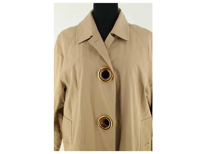 Burberry Gabardina camel Camello - vista 2