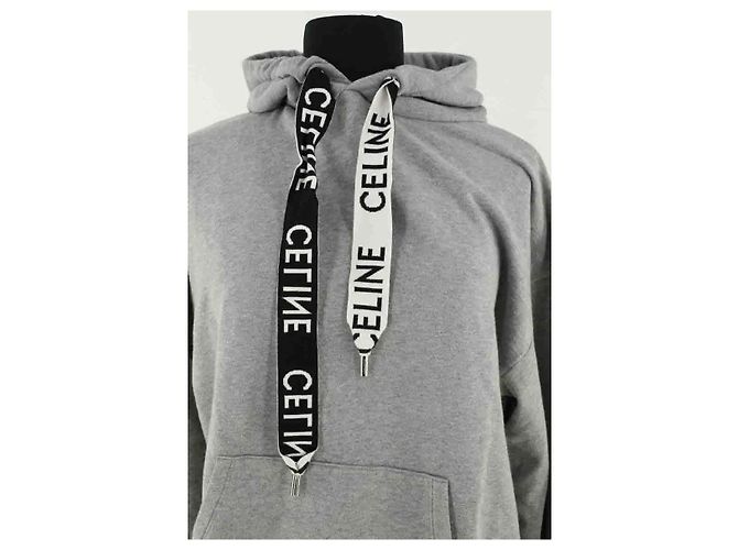 Céline Moletom cinza - vista 2