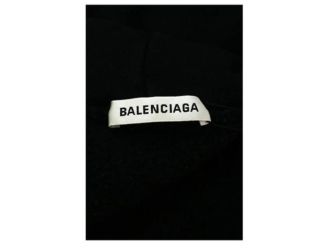 Balenciaga Sudadera negra Negro - vista 4