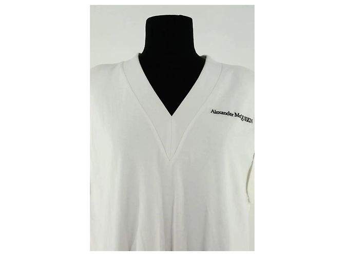 Alexander Mcqueen Top blanco sin mangas - vista 2