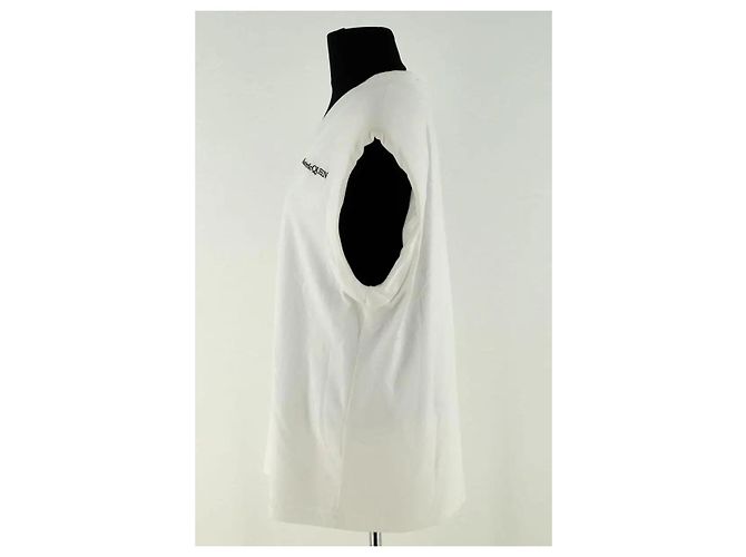 Alexander Mcqueen Top blanco sin mangas - vista 3