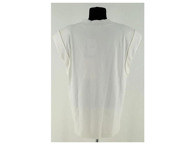 Alexander Mcqueen Top blanco sin mangas - vista 4