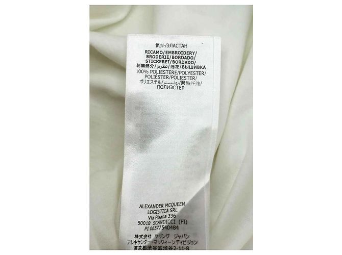 Alexander Mcqueen Top blanco sin mangas - vista 6