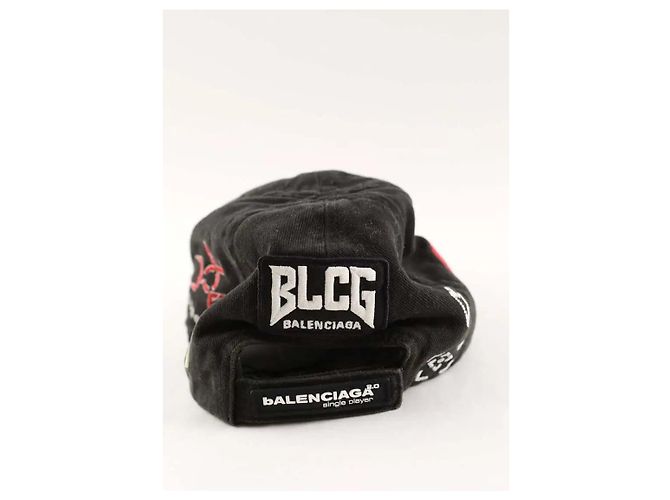 Balenciaga Cappellino nero - vista 3