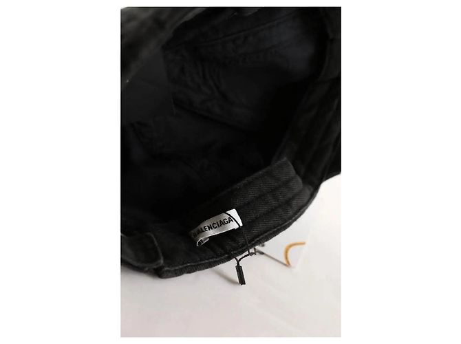 Balenciaga Cappellino nero - vista 5