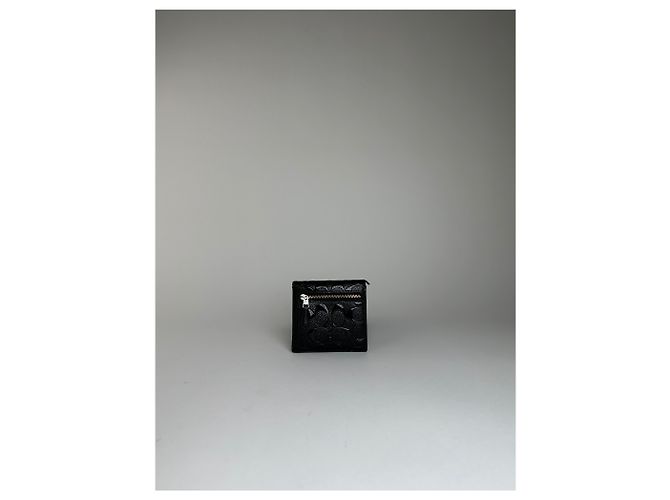Autre Marque Vintage Coach Textured Textured Wallet Black - vista 11