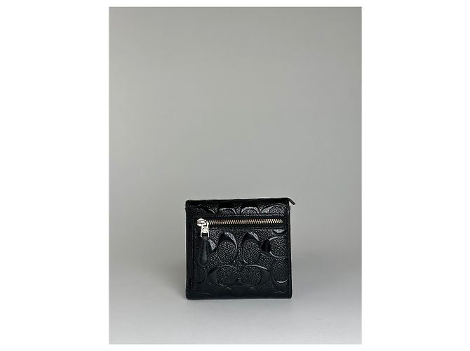 Autre Marque Vintage Coach Textured Textured Wallet Black - vista 2