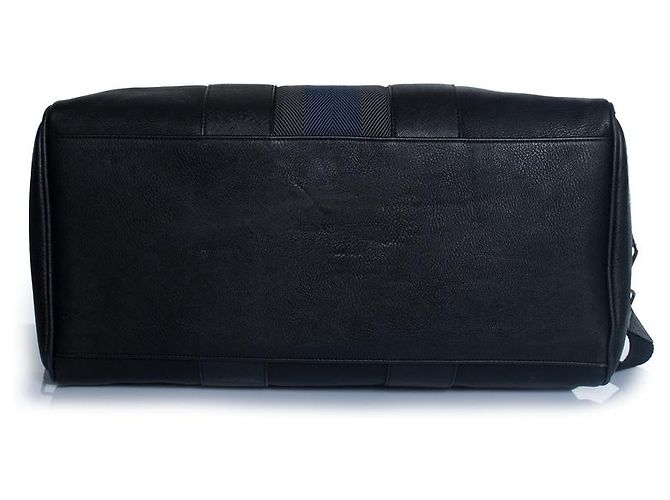Ted Baker, borsa weekend in pelle e tela nera Nero - vista 3