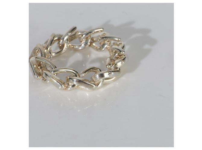 Anello Forged Link in argento sterling Tiffany & Co. - vista 5