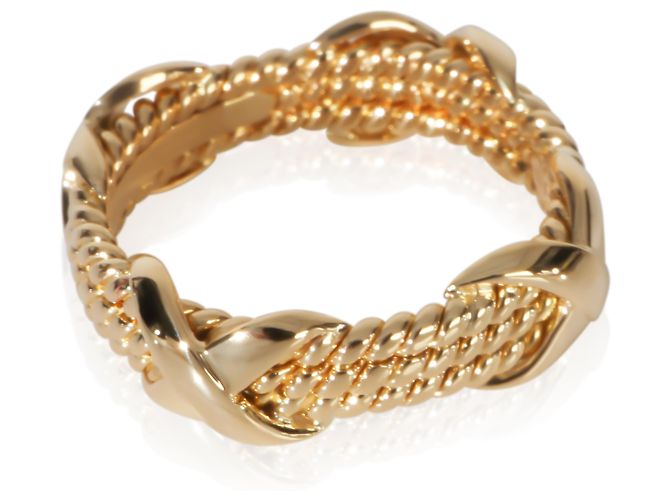 Tiffany & Co. Schlumberger X Ring in Gelbgold - Ansicht 4