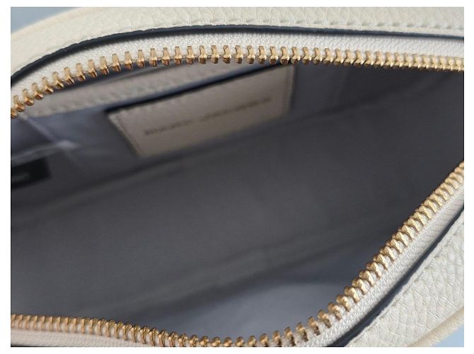 Marc Jacobs Borsa Camera Signet Turnlock in pelle beige - vista 19