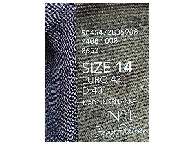 Mono Jenny Packham azul marino con cinturón adornado Azul oscuro - vista 7