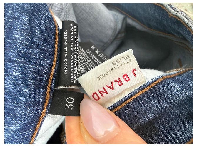 J Brand Jeans Flare de Denim Azul - vista 4