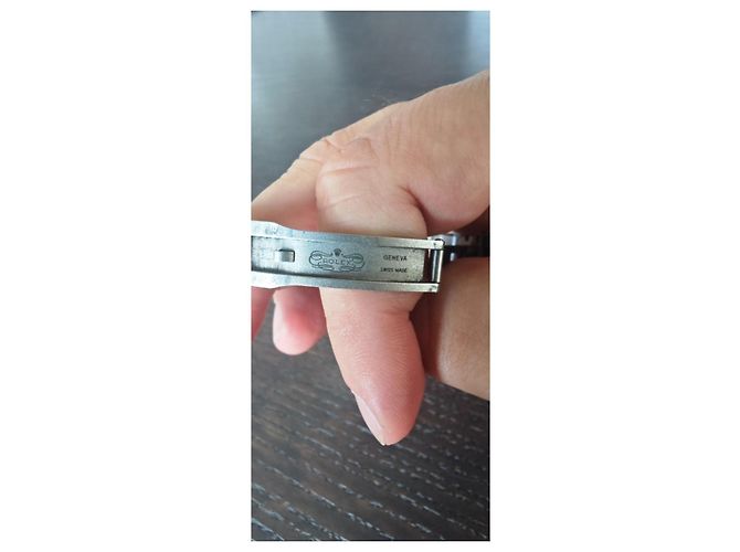 Rolex Oyster Perpetual Uhr Silber Silber Hardware - Ansicht 3