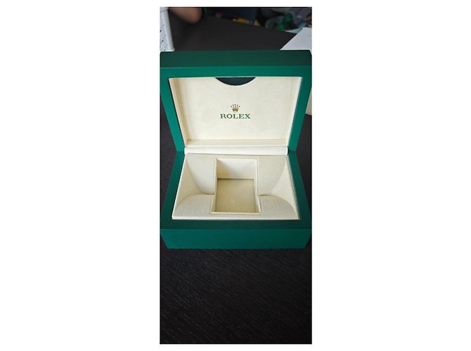 Rolex Oyster Perpetual Uhr Silber Silber Hardware - Ansicht 8