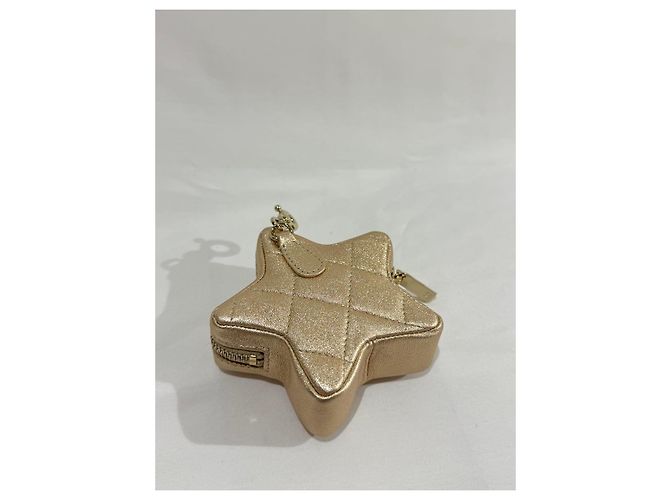 Chanel gestepptes Portemonnaie Gold Stern Golden - Ansicht 5