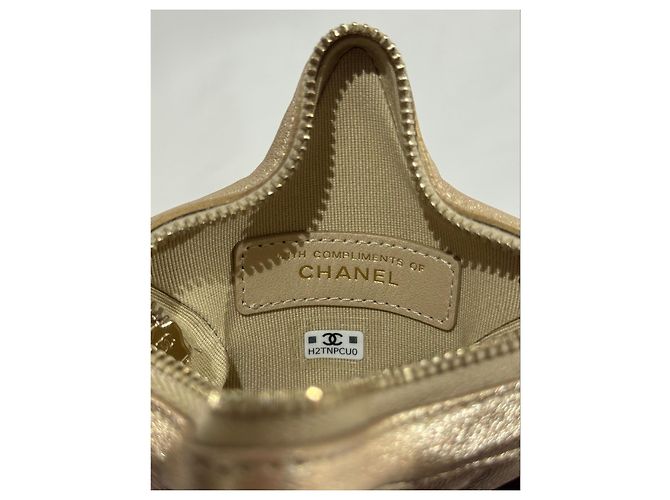 Chanel gestepptes Portemonnaie Gold Stern Golden - Ansicht 7