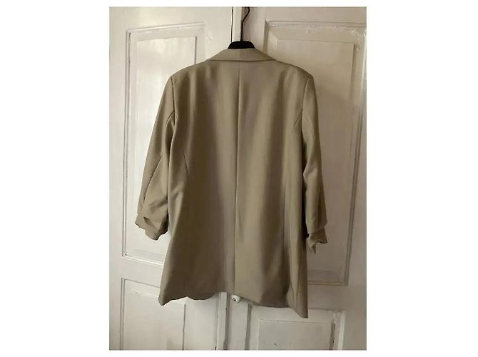 Autre Marque Pieces Blazer Oversize Beige - vista 12