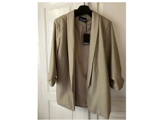 Autre Marque Pieces Blazer Oversize Beige - vista 13