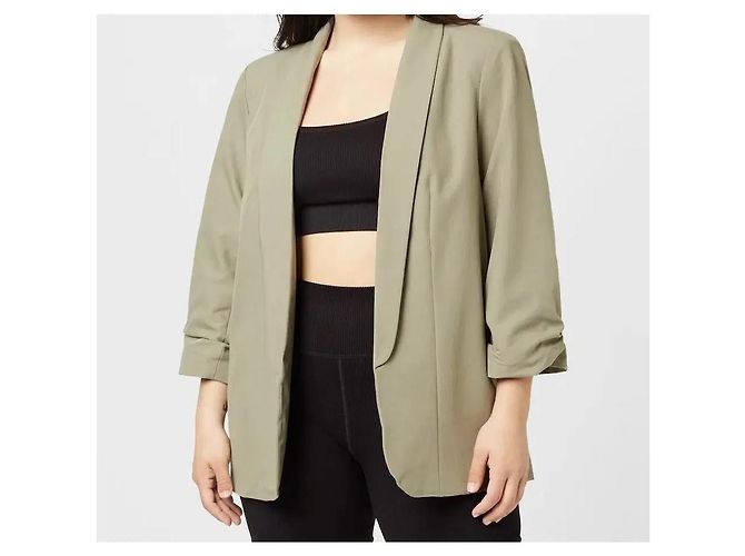 Autre Marque Pieces Blazer Oversize Beige - vista 2