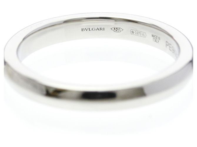 Bulgari Anello fashion Federing in platino Bvlgari Argento - vista 5