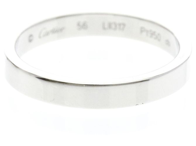 C De Cartier Ring aus Platin Silber - Ansicht 3
