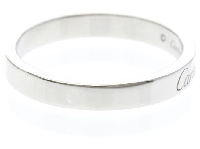 C De Cartier Ring aus Platin Silber - Ansicht 4