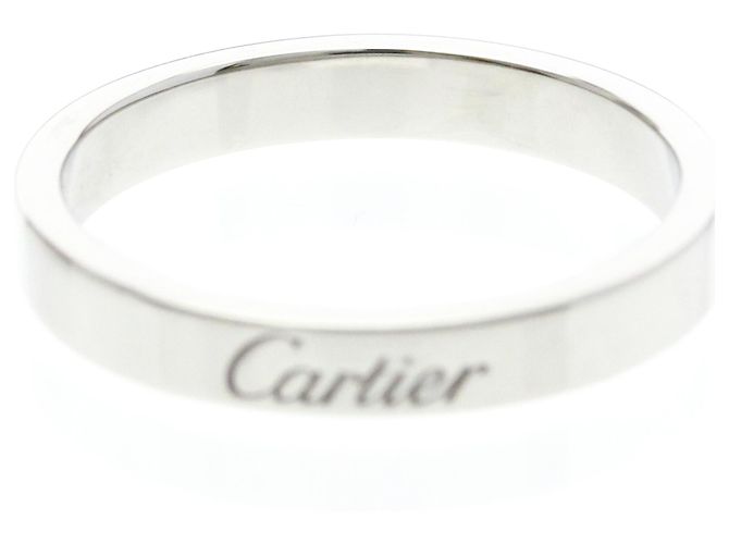 C De Cartier Ring aus Platin Silber - Ansicht 5