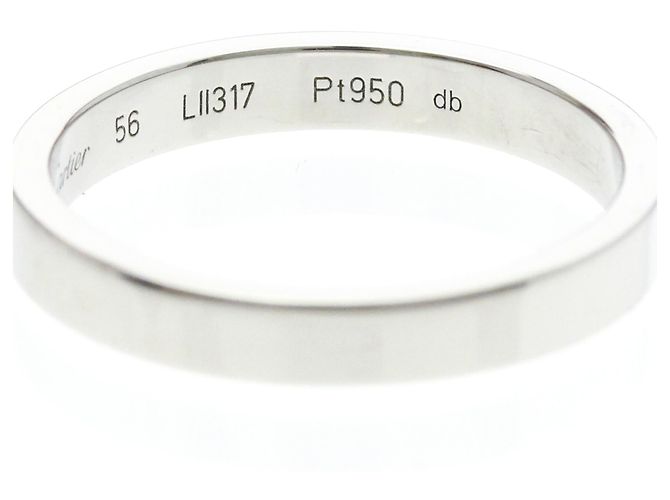 C De Cartier Ring aus Platin Silber - Ansicht 6