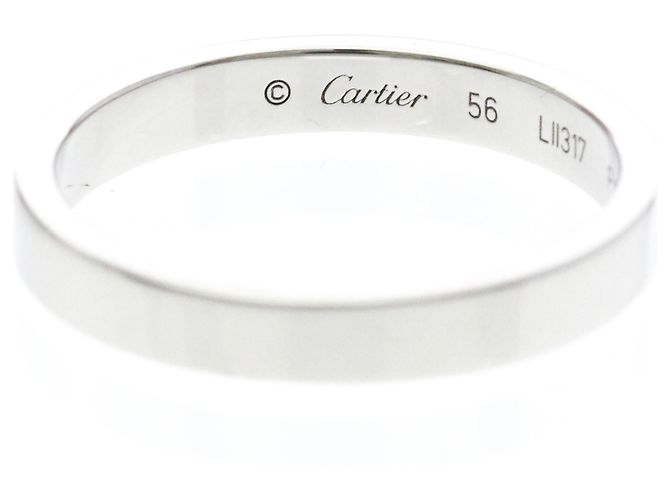 C De Cartier Ring aus Platin Silber - Ansicht 7