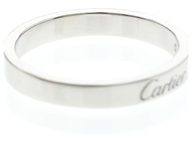 C De Cartier Ring aus Platin Silber - Ansicht 8